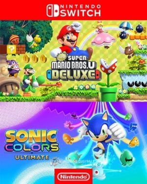 2 EN 1 SONIC COLORS ULTIMATE  MAS MARIO BROS DELUXE NINTENDO SWITCH